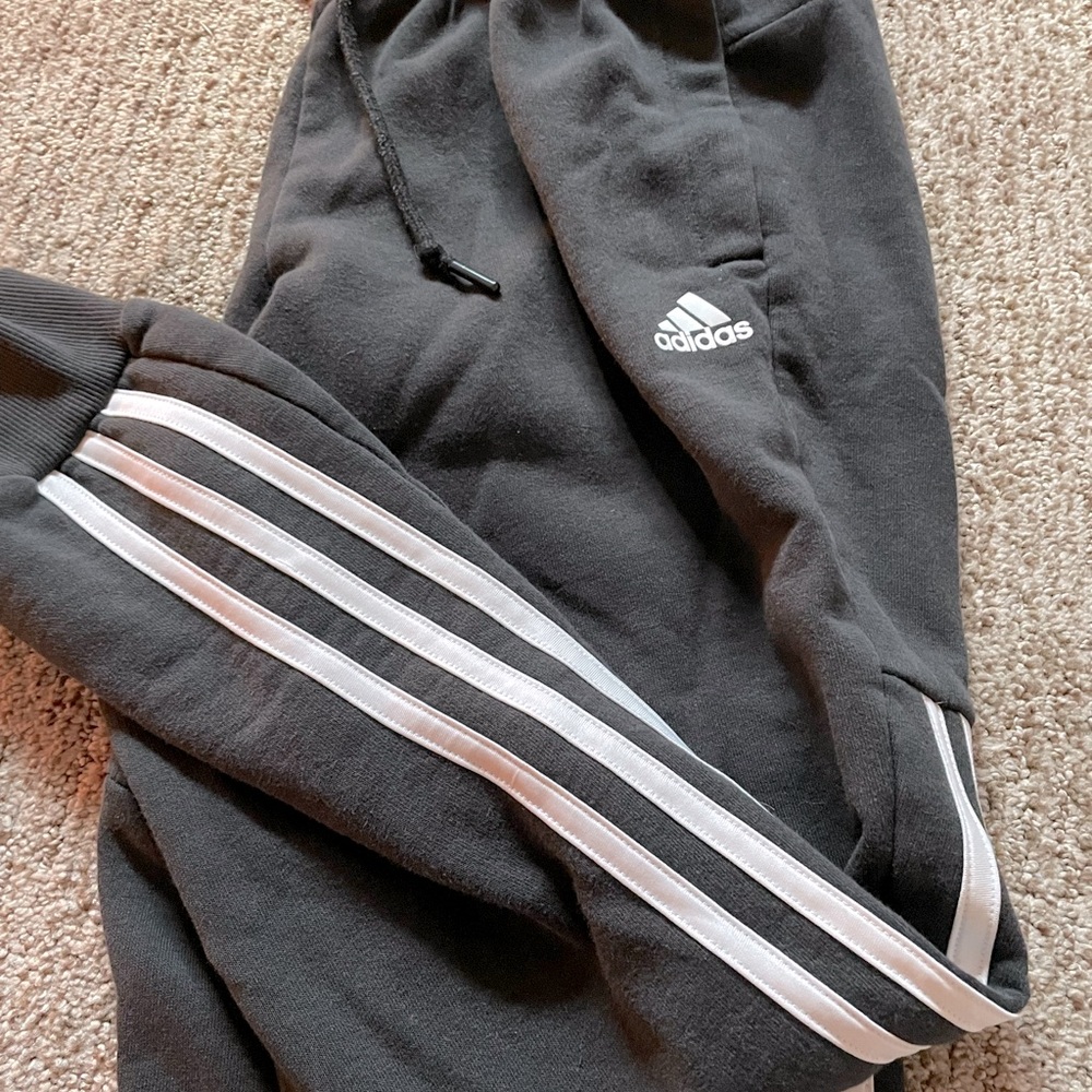 Black adidas sweatpants